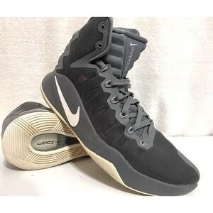 Nike Men S Hyperdunk 2016 Cool Grey / White Wolf High-Top Basketball Shoe 11.5 M